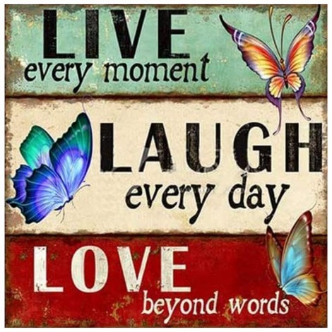 Word - Full Round Diamond Painting(35*35cm)