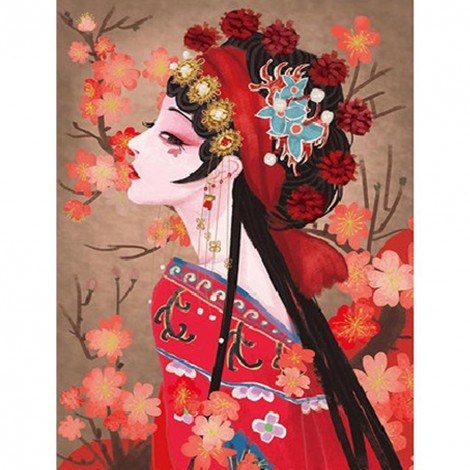 Ancient Girl - Full Round Diamond Painting(40x50cm)