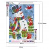 Smile Snowman - Full Round Diamond Painting