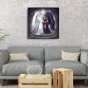 Black and White Angel - Full Round Diamond Painting (30*30CM)