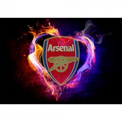 Arsenal Logo - Full Round Diamond Painting
