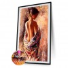 Charming Woman- Full Round Diamond Painting
