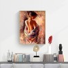 Charming Woman- Full Round Diamond Painting