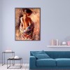 Charming Woman- Full Round Diamond Painting