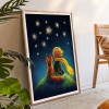 Boy Puppy Star Sky - Full Round Diamond Painting