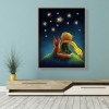 Boy Puppy Star Sky - Full Round Diamond Painting