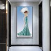 Dress Lady- Full Round Diamond Painting