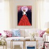 Beauty-  Partial Round Diamond Painting