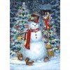 Snowman - Full Round Diamond Painting