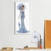 Dress Lady- Full Round Diamond Painting