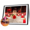 Candlelight Dinner- Full Round Diamond Painting