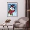 Snowman - Full Round Diamond Painting
