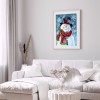 Snowman - Full Round Diamond Painting