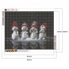 Christmas  Snowman- Full Round Diamond Painting