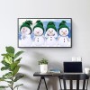 Christmas  Snowman- Full Round Diamond Painting