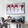 Christmas  Snowman- Full Round Diamond Painting