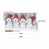 Christmas  Snowman- Full Round Diamond Painting