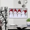Christmas  Snowman- Full Round Diamond Painting