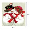 Snowman - Full Round Diamond Painting(30*30cm)