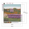 Flower Yard-Full Round Diamond Painting