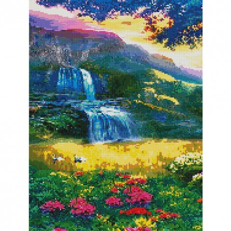 Waterfall-Full Square Diamond Painting