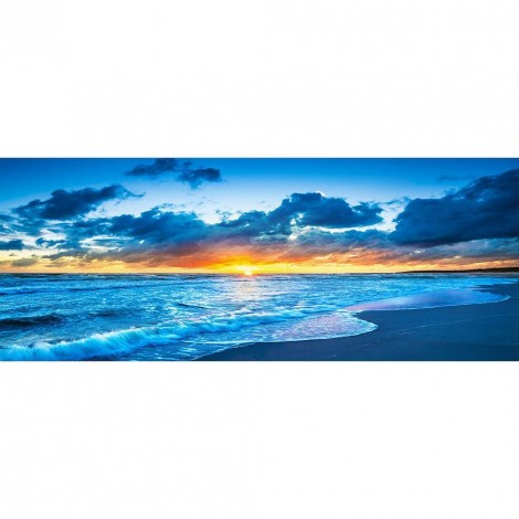 Sunrise Beach - Full Round Diamond Painting(100*40cm)