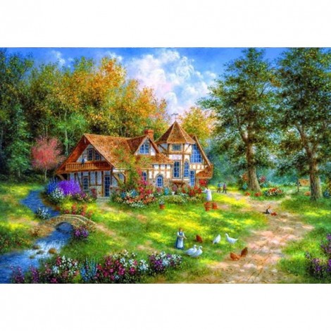 House - Full Round Diamond Painting