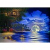Bright Moon at Sea - Full Round Diamond Painting