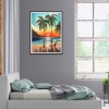 Beach Coconut Tree - Full Round Diamond Painting