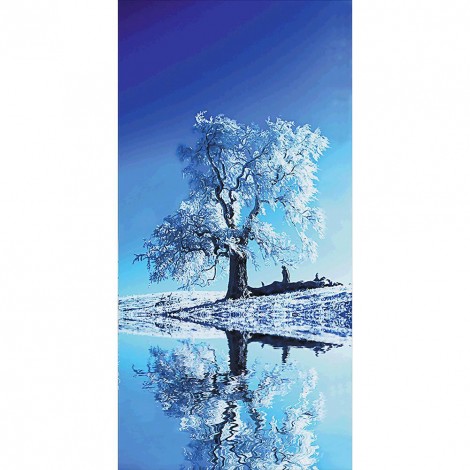 Snow Tree - Full Round Diamond Painting(85*45cm)