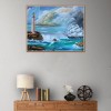 Sea Lighthouse View - Full Round Diamond Painting