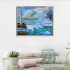 Sea Lighthouse View - Full Round Diamond Painting