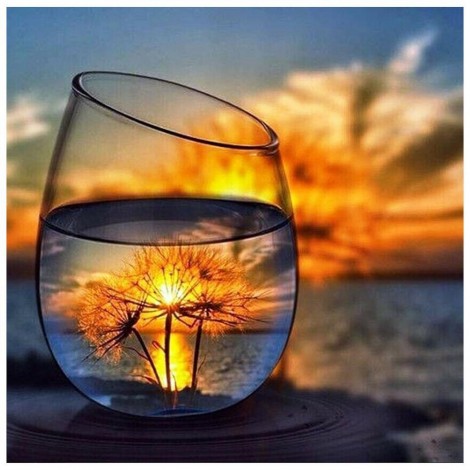 Cup View - Full Round Diamond Painting