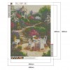 Quiet Garden - Full Square Diamond Painting(40x50cm)