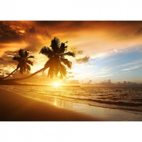 Beach - Full Round Diamond Painting