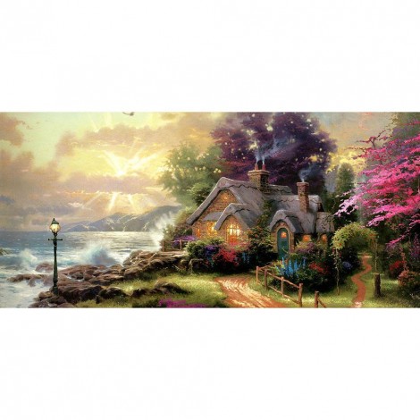 Village-Full Round Diamond Painting(80*40cm)