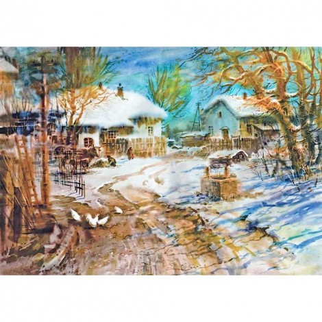 Village - Full Round Diamond Painting