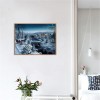 Snow Village - Full Round Diamond Painting
