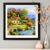 Relaxing Village - Full Round Diamond Painting
