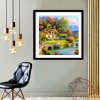 Relaxing Village - Full Round Diamond Painting