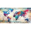 World Map - Full Round Diamond Painting(80*40cm)