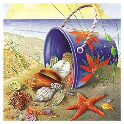 Shell Sea Star - Full Round Diamond Painting (30*30CM)
