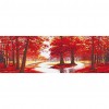 Red Forest - Full Round Diamond Painting(80x30cm)