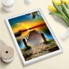 Sunset Bridge - Full Round Diamond Painting