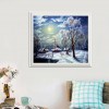Snow Scene - Full Round Diamond Painting (30*30CM)