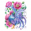 Rooster - Full Round Diamond Painting
