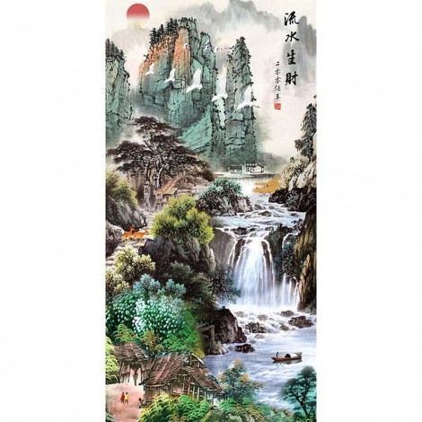 Landscape - Full Round Diamond Painting(85*45cm)