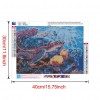 Sea Turtle and Fish - Full Round Diamond Painting