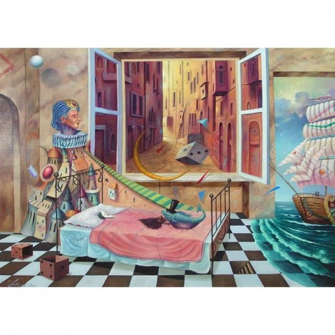 Room - Full Round Diamond Painting