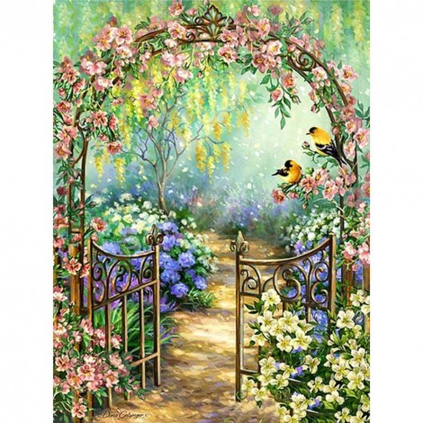 Garden - Full Round Diamond Painting